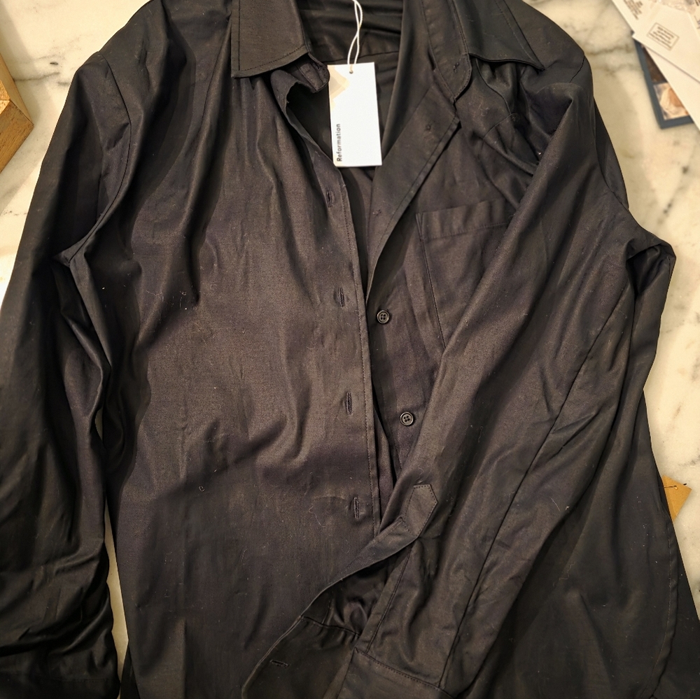 Reformation - Will Oversized Women's Shirt. New With Tags.